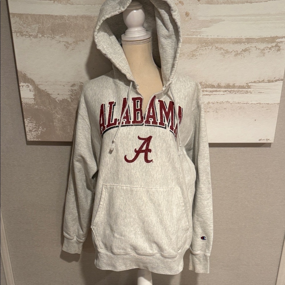 Champion Alabama Light Gray Hoodie